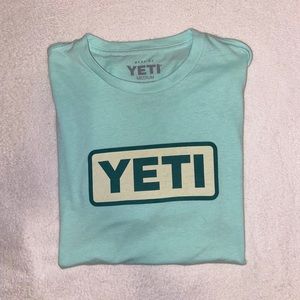 Yeti blue graphic t-shirt